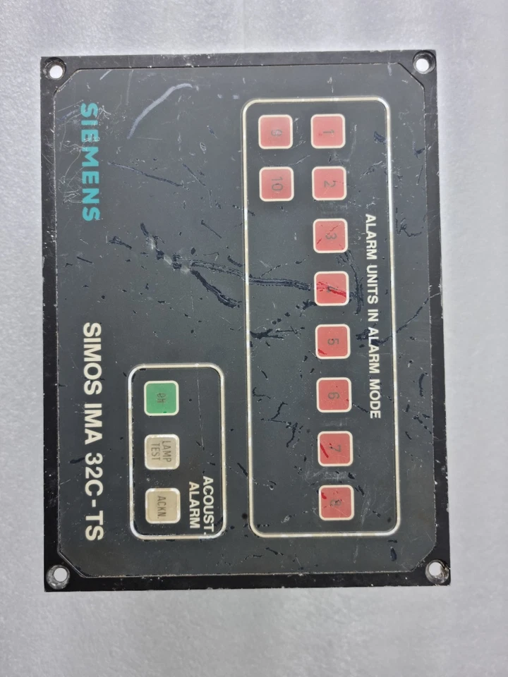 Siemens SIMOS IMA 32C-TS Alarm Annunciator Panel 24V DC SFS 3083-4AG00